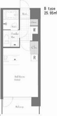 ルモーデ亀戸の物件間取画像